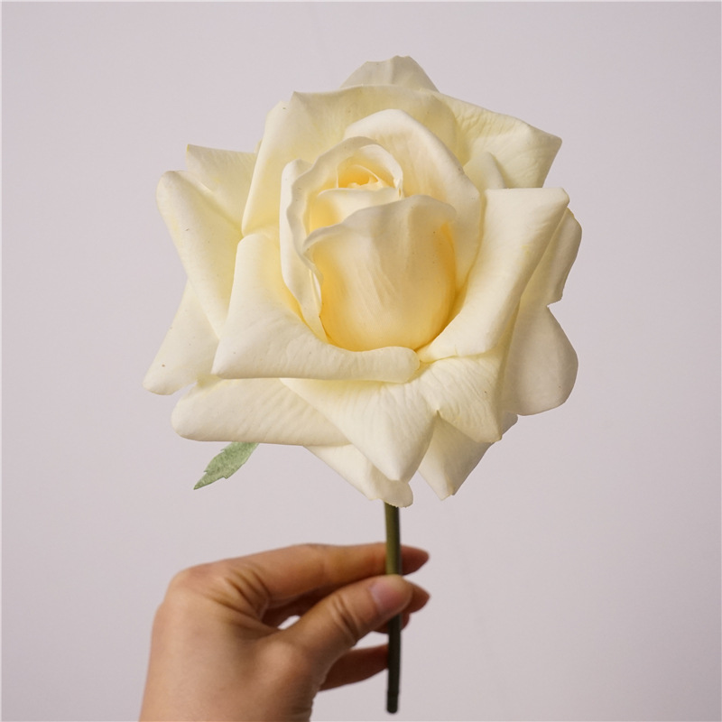 特价高品质手感保湿角玫瑰短枝玫瑰花花朵婚礼婚房布置装饰品道具
