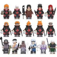 NARUTO 互換性のあるレゴ ミニフィギュア ヘイゴ ウィザード ウィザード ウィザード サスケ イタチ ジュンマルー 組み立てブロック おもちゃ プラスチック