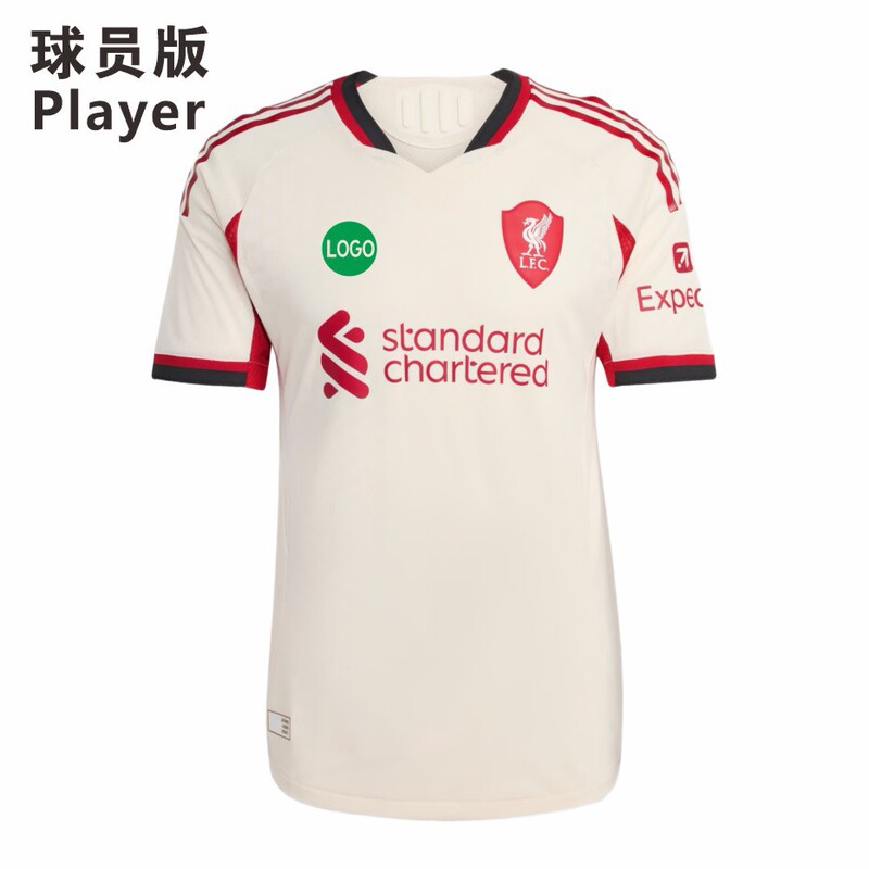 Correct Version of 2526 Liverpool Away Jersey Player Version Top No. 11 Salah Jota Veltz Football Uniform