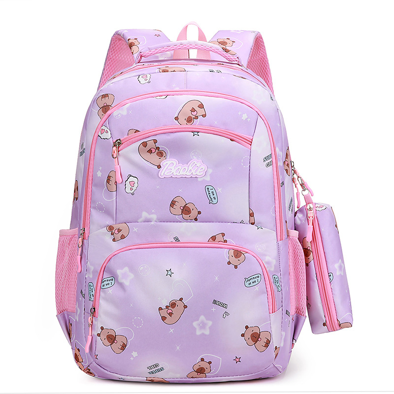 Nueva mochila linda de dibujos animados, fresca y dulce, mochila escolar para estudiantes de primaria y secundaria de gran capacidad