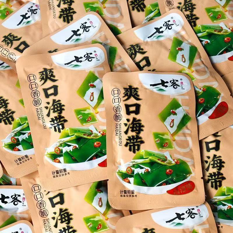 Qike Refreshing Seaweed Slices Instant Seaweed Small Bag Chongqing Flavor Casual Spicy Internet Celebrity Snack Seafood Snack