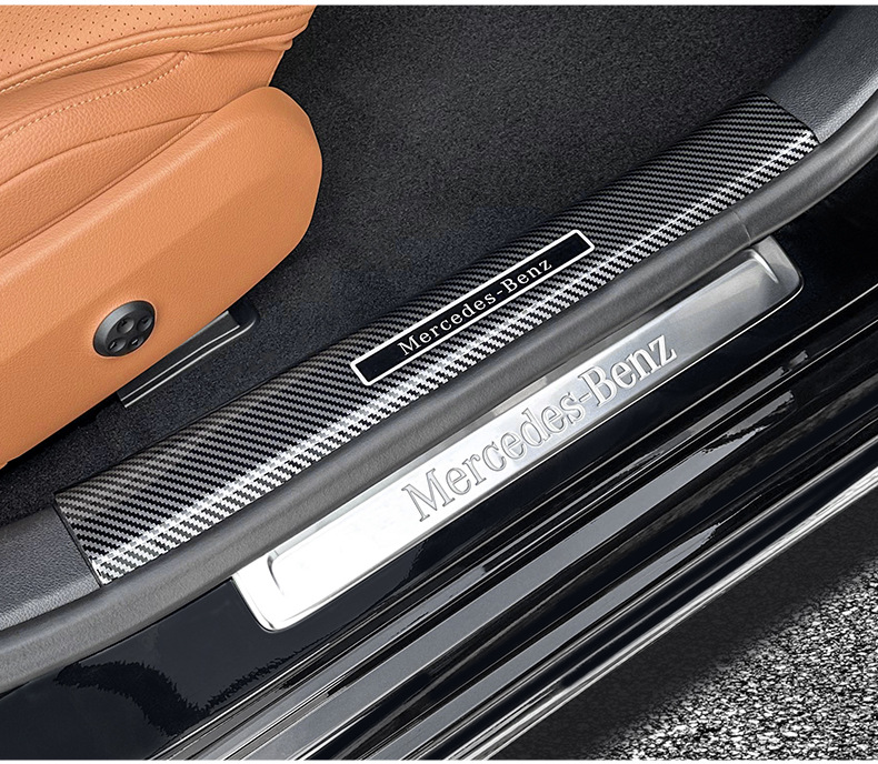 Suitable for 24-26 Model Mercedes-Benz New E-Class E300L Door Sill Strip 805 Welcome Pedal E260 Protection Modification Car Accessories