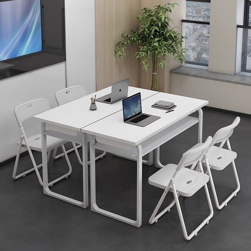 Training Table and Chair Combination Educational Institution Classroom Double Desks and Chairs Can Be Spliced ​​Into Simple Conference Room Long Desks