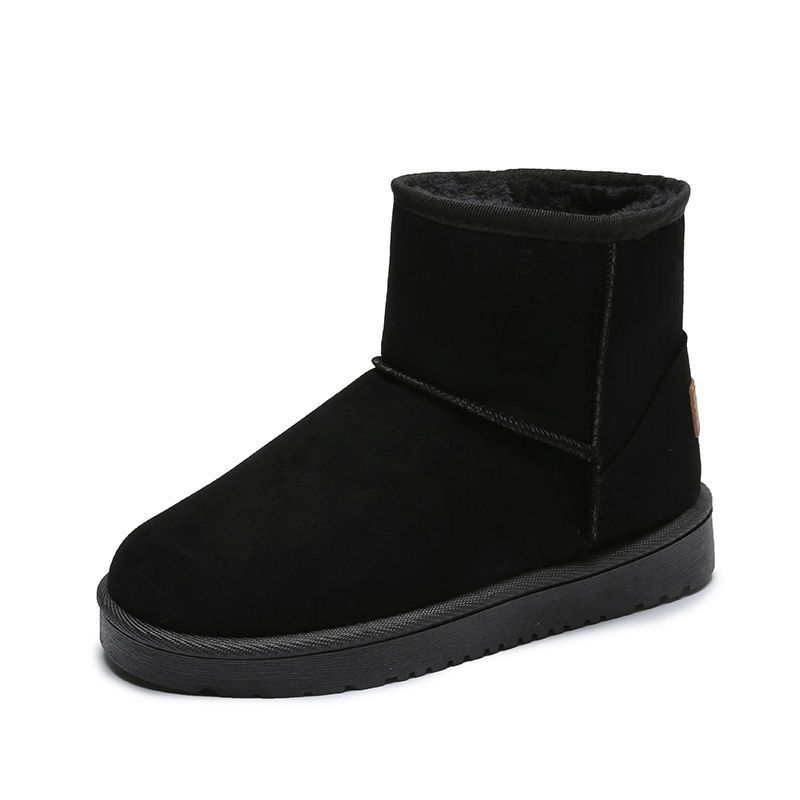 Botas de nieve del noreste de las mujeres en invierno de 2025 nuevos zapatos casuales de algodón de mujer con zapatos de nieve de terciopelo calientes
