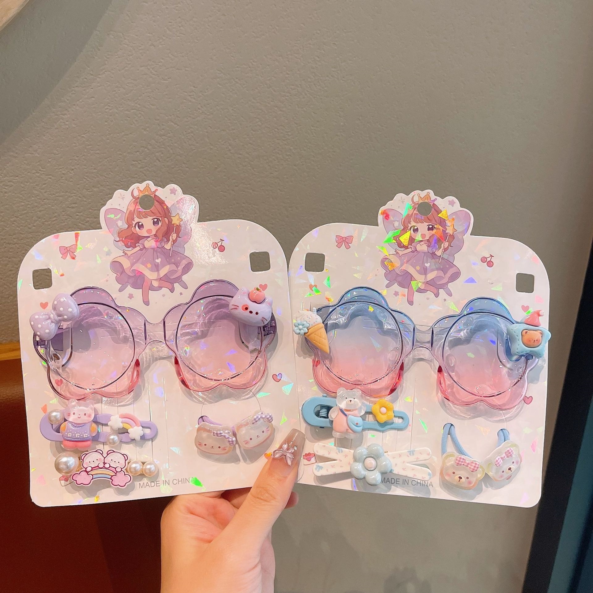 Transfronterizos gafas para niños al por mayor cool animados lindos animales sombrilla anti-UV gafas de sol gafas de sol para niñas