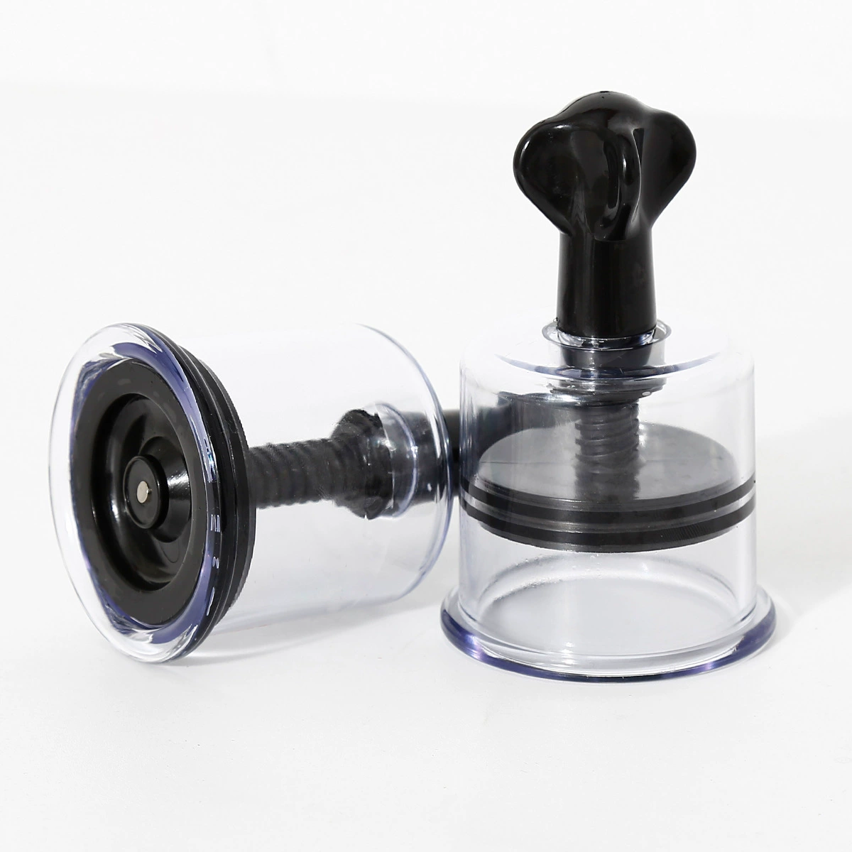 Flirting cupping set, transparent multi-size cups (2–5.9 cm inner diameters), single-piece options