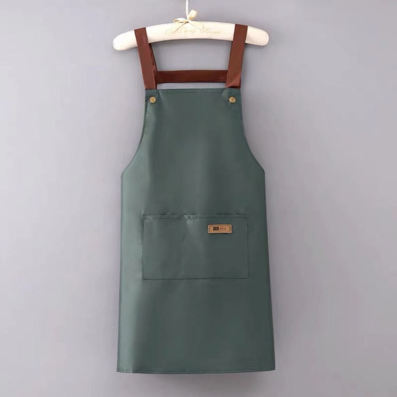 エプロン おしゃれ シンプル 家庭用 キッチン エプロン カフェ 防水 防油 男女兼用 汚れにくい 作業服 カスタム オゴ|undefined