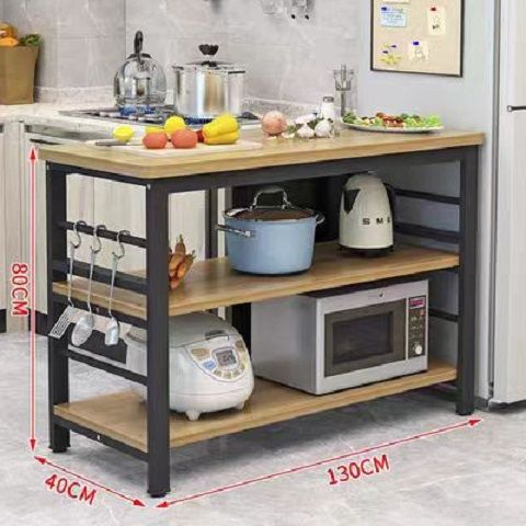 Three layers length 130*width 40*height 80 [light walnut color]