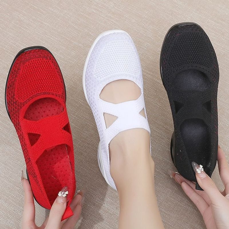 2026 New Model Dance and Running Shoes for Middle-Aged and Elderly Mothers, Breathable, Soft-Soled, Non-Slip, Comfortable for Walking and Sports