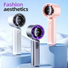 跨境新品120档户外小风扇USB充电迷你滑轮高速手持小风扇