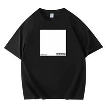F 54460 Glow-in-the-Dark Print T-shirt ҹ��ӡ��T�� ����