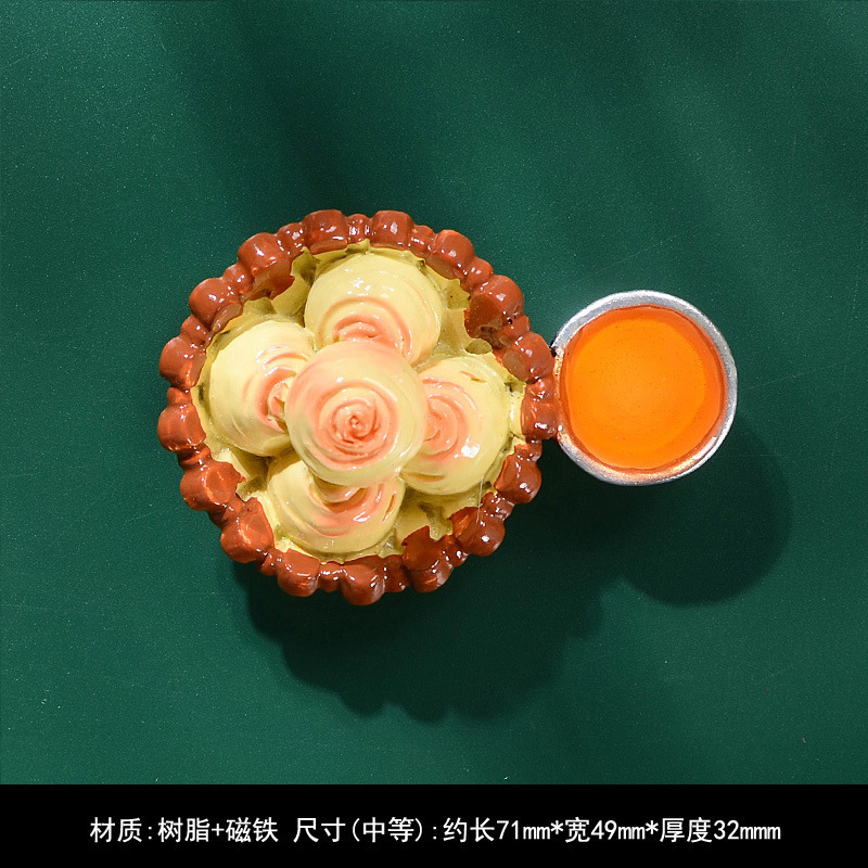 3d立体新疆冰箱贴旅游馕饼美食磁性贴赛里木湖乌鲁木齐喀纳斯文创|undefined