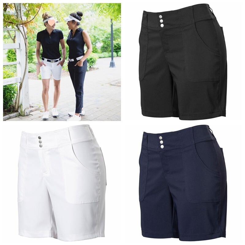 Thin golf Clothing Women's Shorts Summer Pants Quick-drying Sweat-wicking Slimming Look golf Sports Clothes Large Size European and American