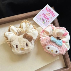 かわいいKitty美楽ティ髪輪髪ひもピンク少女秋冬髪ひも大腸馬尾髪飾り新製品