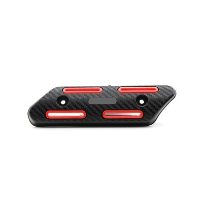 Heat Insulation Protection Exhaust Cover, Motorcycle Safety Supplies - red-abs-anti-scald-cover-not-high-temperature-resistant