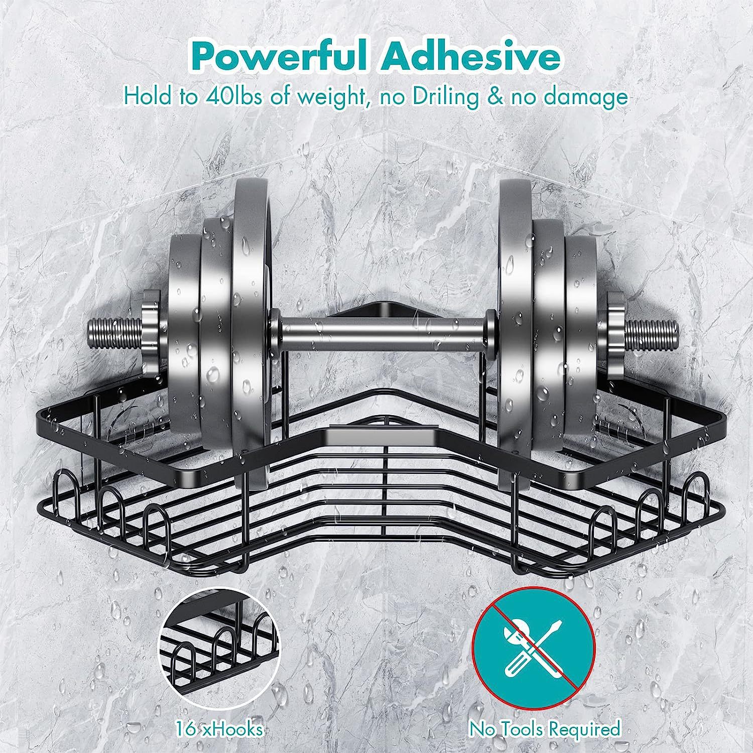 Refrigerador de hierro forjado transfronterizo estante de cocina utensilios de cocina sin perforación percha lateral del refrigerador agujero placa de succión magnética