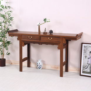 Chicken Wings Wood Table Fragrant Case Home Rosewood Table New Chinese Style Solid Wood Table Antique Hallway Table Nantle