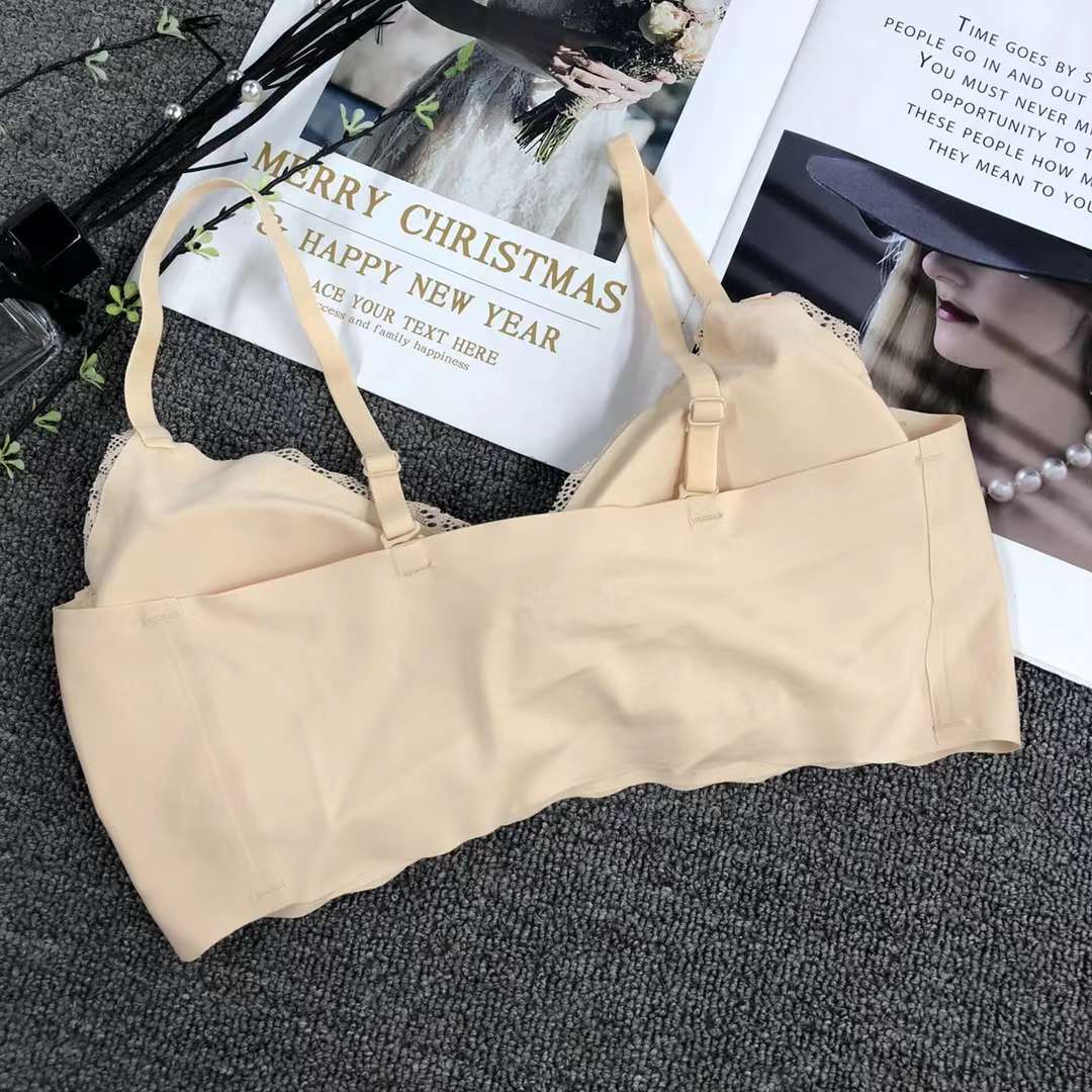 Nueva inconsútil alta elástico Sling encaje belleza de las mujeres chaleco inalámbrico yoga sujetador ropa interior deportiva lote image 4