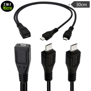 2��һUSB��Microĸ/Micro��+Micro��һ�ֶ����a�aƷ�ӿڳ�늾�