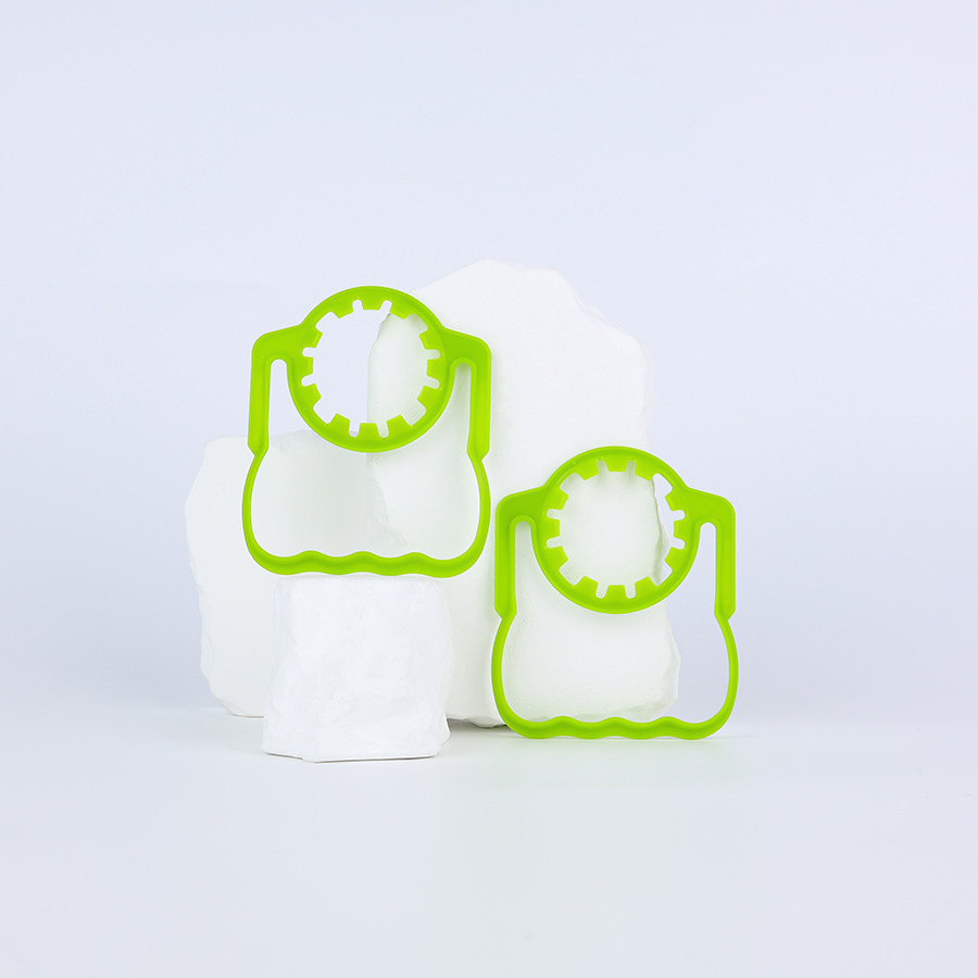 Proveedores al por mayor desechable cubo de agua potable mango de plástico 38 calibre PE mango de cubo de agua mineral mango