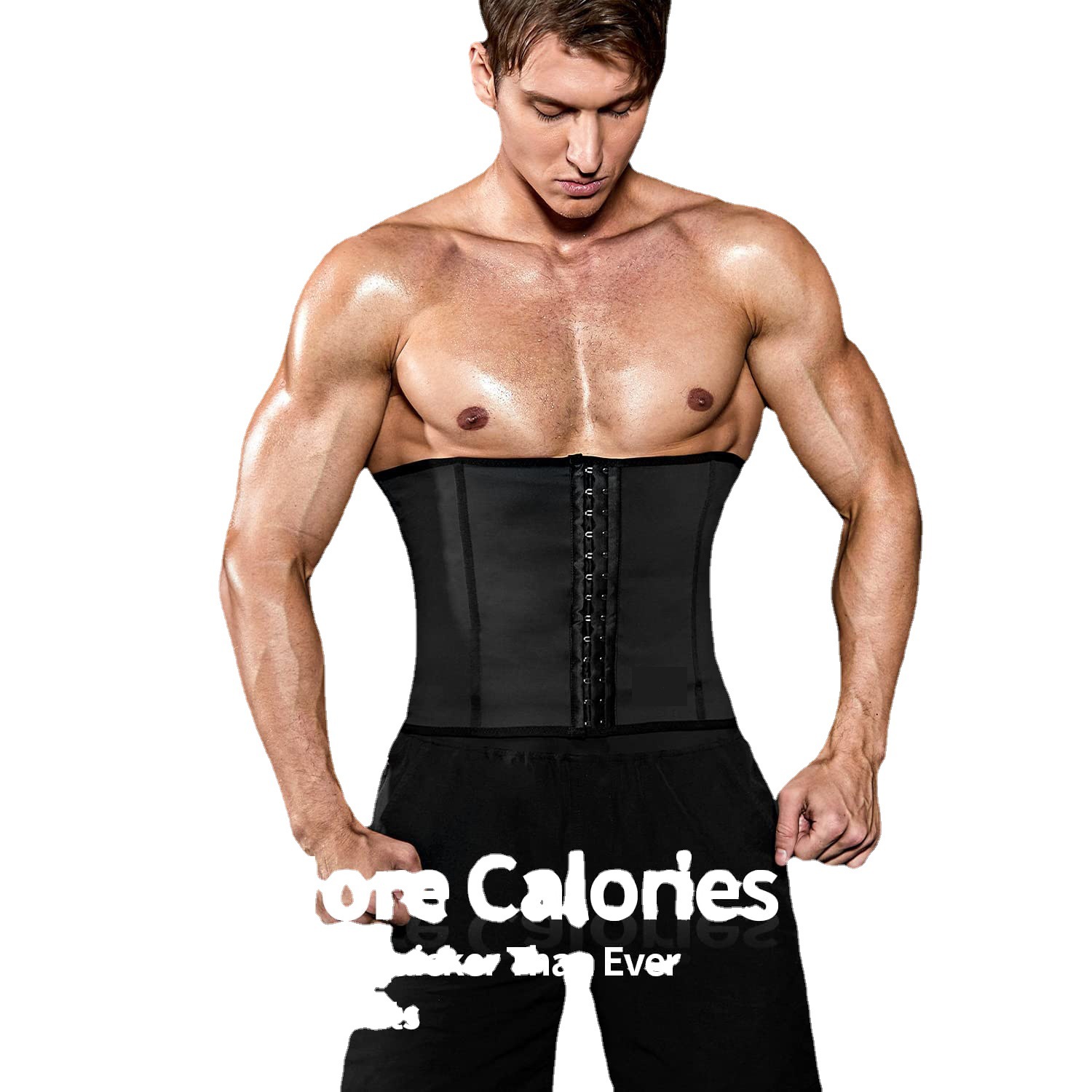 Cross-Border Cinturón de vientre de los hombres engrosado pecho cuerpo deportivo que forma sudor cinturón cintura soporte cintura fitness cinturón