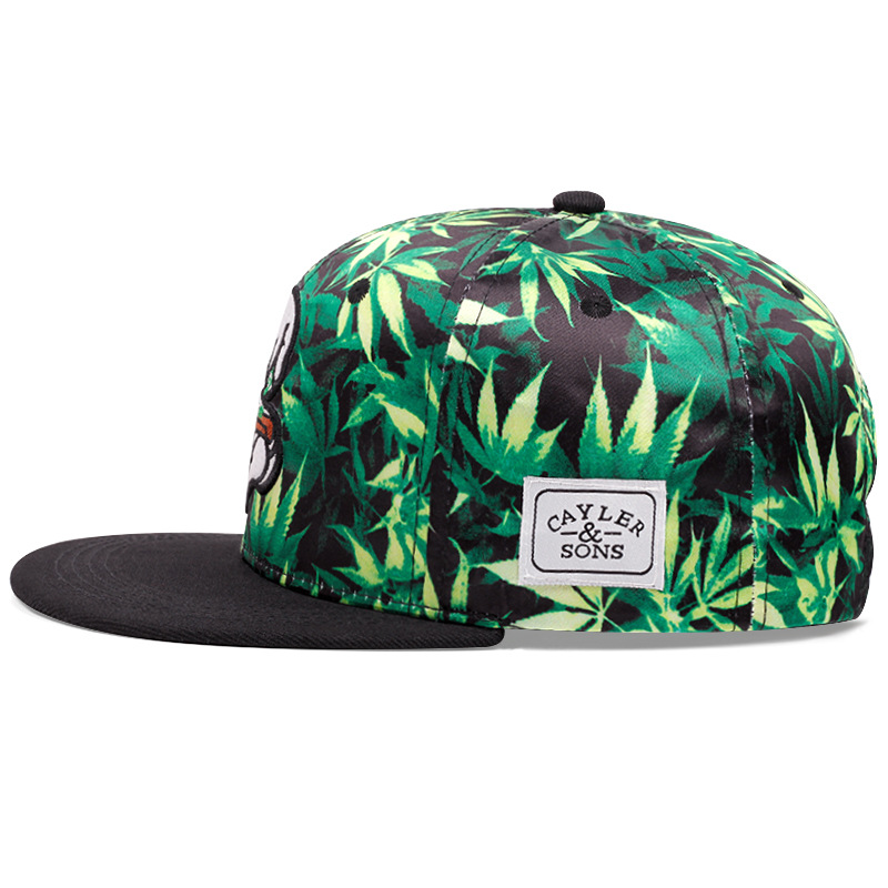 Unisex Casual Hip-hop Maple Leaf Flat Eaves Baseball Cap display picture 5