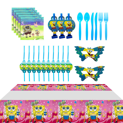 SpongeBob SquarePants Supply Birthday Package Children’s Party Supplies Set Baby Birthday Supplies Decoration Factory