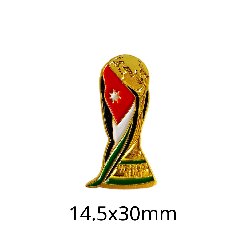 Insignias metálicas transfronterizas, pegatinas para teléfonos móviles, broches, Copa Mundial, Liga de Campeones, club de fútbol, insignias del Real Madrid, insignias del Liverpool al por mayor