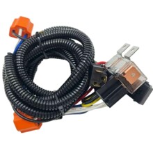 适用于头灯 H4 车头灯泡 陶瓷插座 继电器线束套件 262483542712