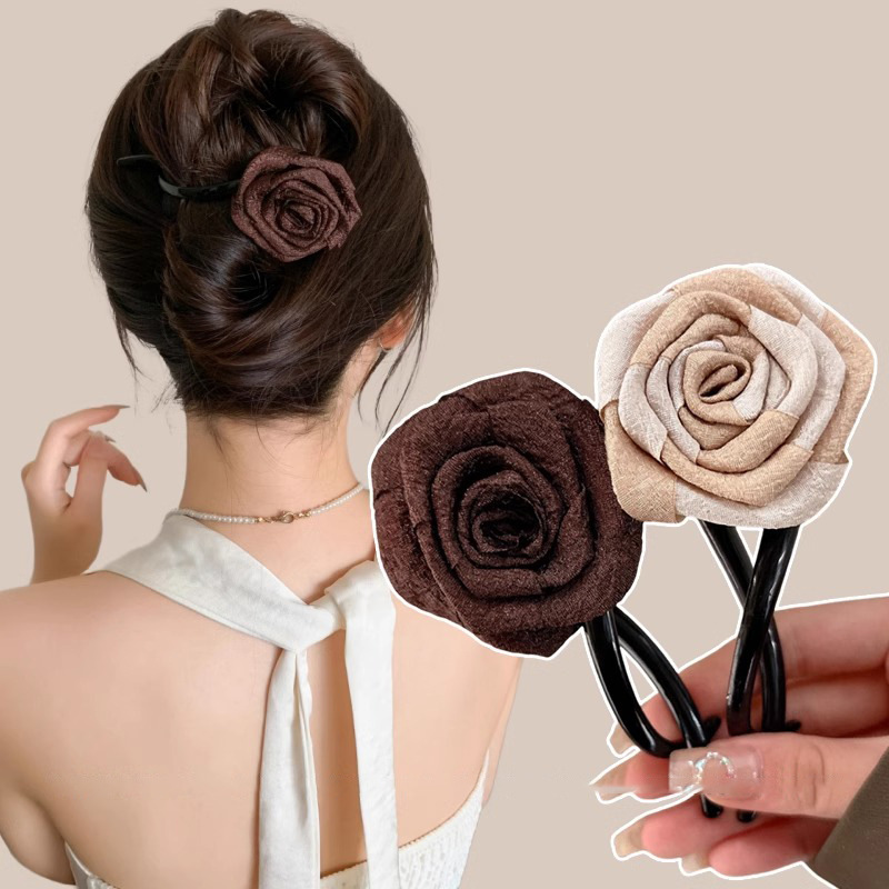 Twist una palabra clip de cabello para mujeres detrás de la cabeza clip de cabello 2024 nuevo estilo de alta calidad medio clip de cabello tiburón adornamiento para el cabello image 1