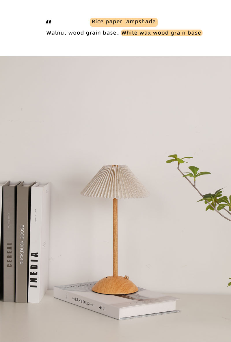 Bedside lamp in the bedroom