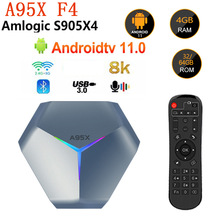 A95X F4 Amlogic S905X4芯片TV BOX安卓11.0電視盒子雙WIFI機頂盒