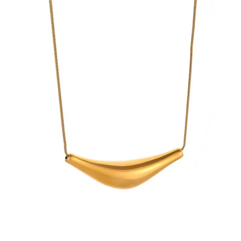 Minimalist Irregular Triangle Pendant Necklace For Women Elegant_voghion.com
