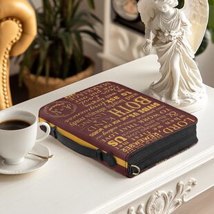 Cross-border font letter cover portable book school supplies protective bag retro European and American style starting from one piece
