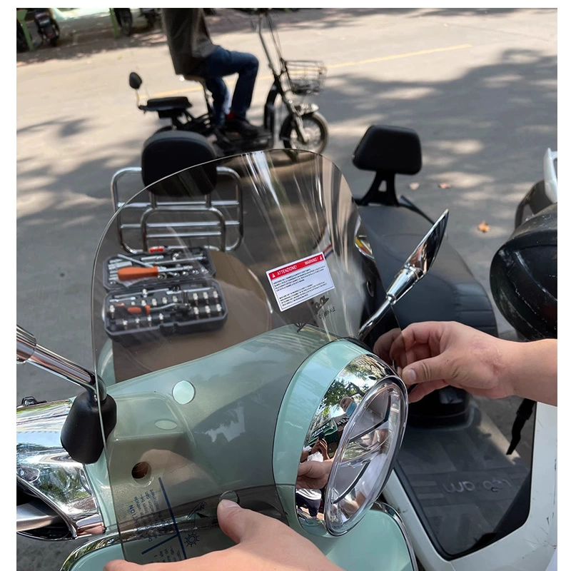 Подходит для VESPA 300 модифицированной большой, средней размером ветровое стекло переднее стекло Paspa ветровое стекло для быстрой доставки