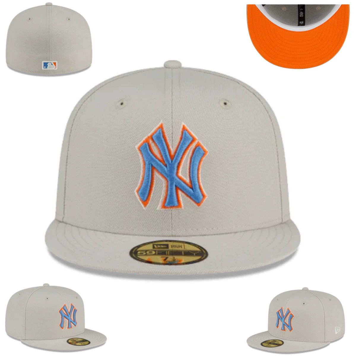 Baseball cap, multicoloured sun hat, sun protection, with embroidery