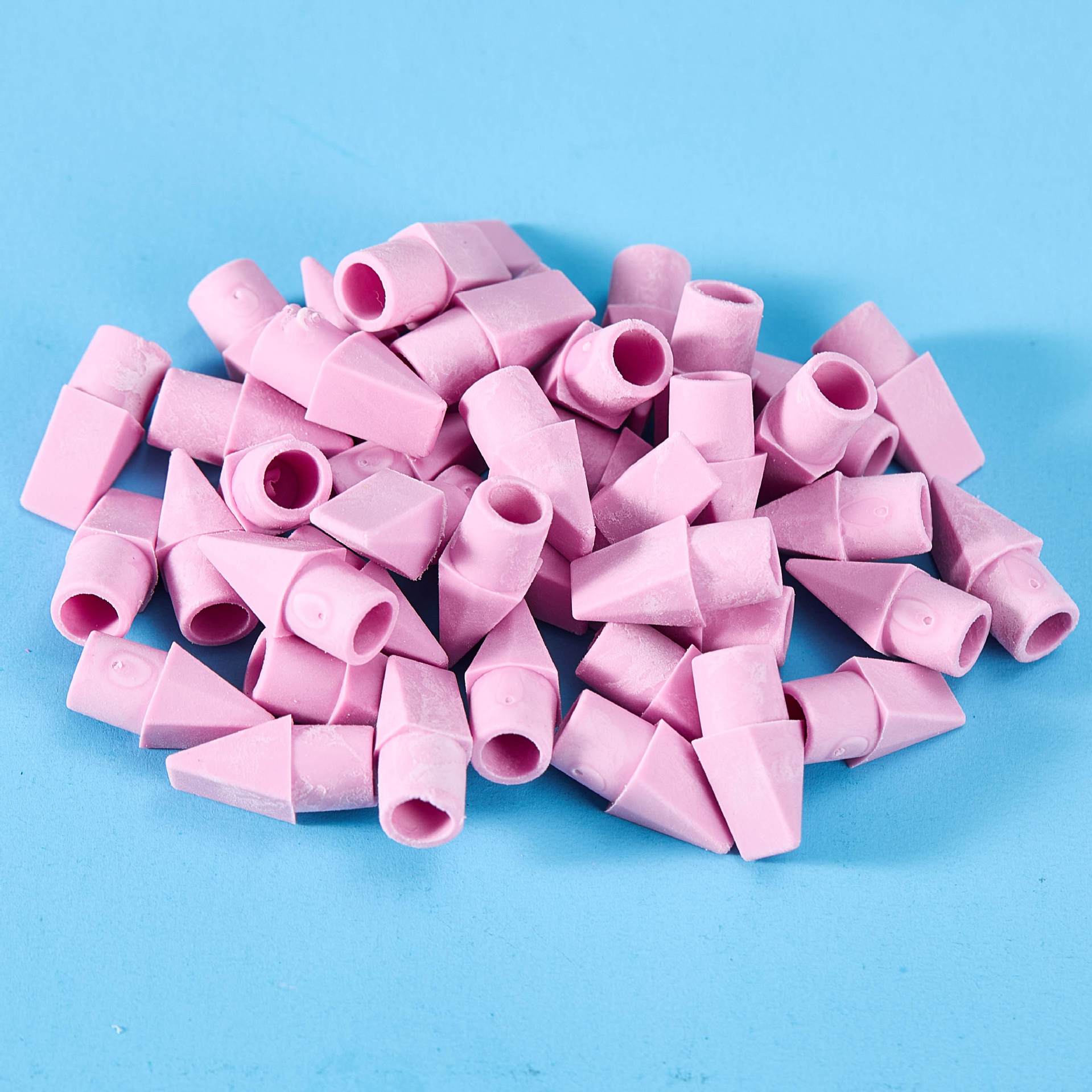 cubierta de lápiz cubierta de lápiz reemplazo de bala borradora de color fábrica al por mayor transfronteriza cabeza de goma sin látex