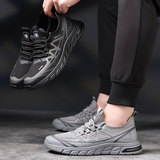 Летняя дышащая кокосовая обувь, новинка 2026 года, универсальная повседневная обувь, мужская обувь с сеткой, мужская модная обувь, спортивная обувь Fly Knit для мужчин