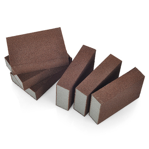 Diamond sand magic sponge pad thick sanding paper kitchen scrub rust removal brush pot cleaning bottom black scale magic tool