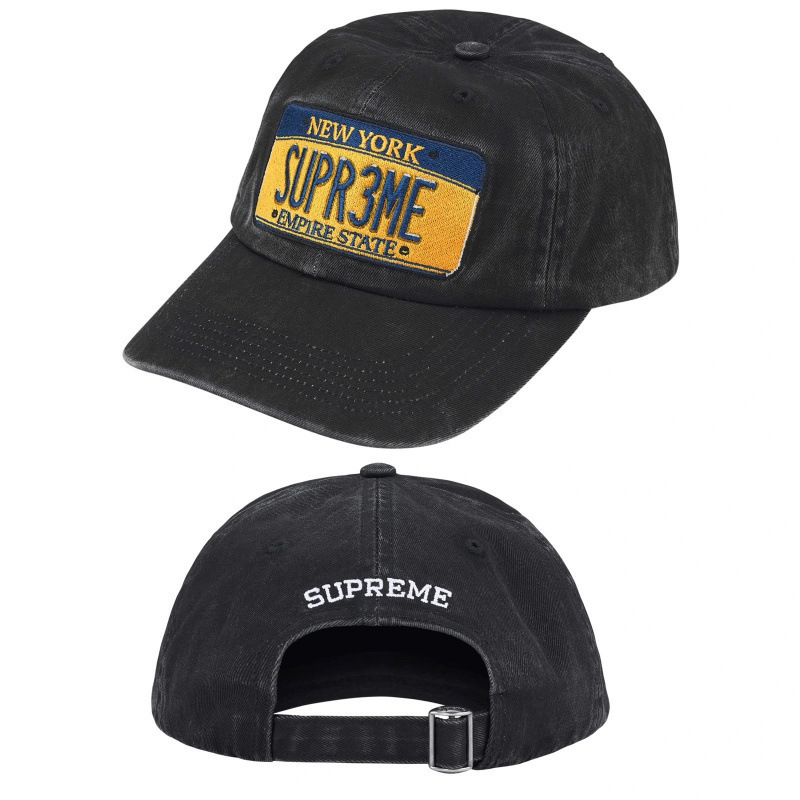 现货Supreme潮牌25新款cap纽约限定棒球帽旅游遮阳帽户外鸭舌帽|undefined