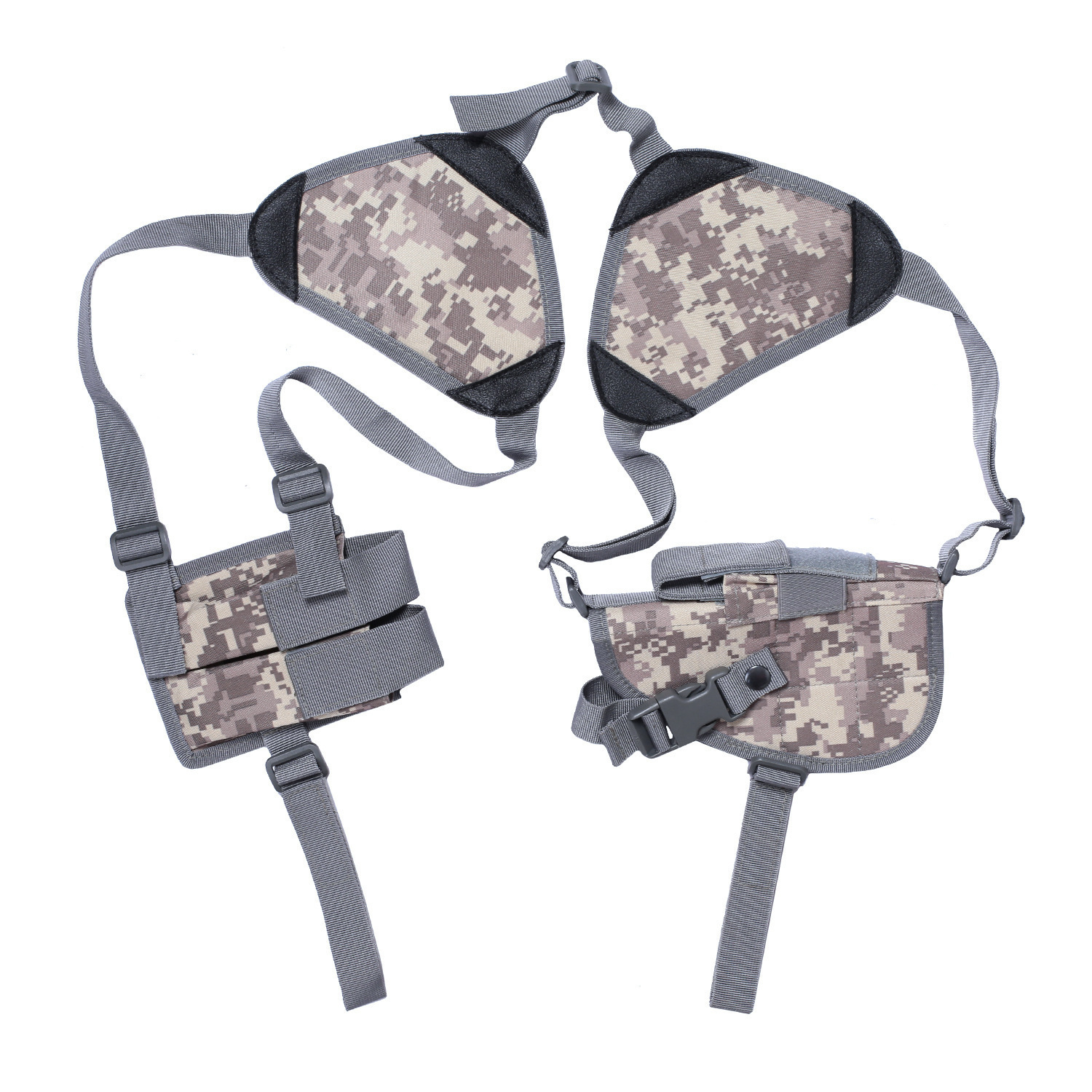 Cubierta de pistola colgante de cinturón táctico para exteriores Cubierta de pistola de extracción rápida universal para manos izquierda y derecha Cubierta de pistola de extracción rápida invisible en la cintura