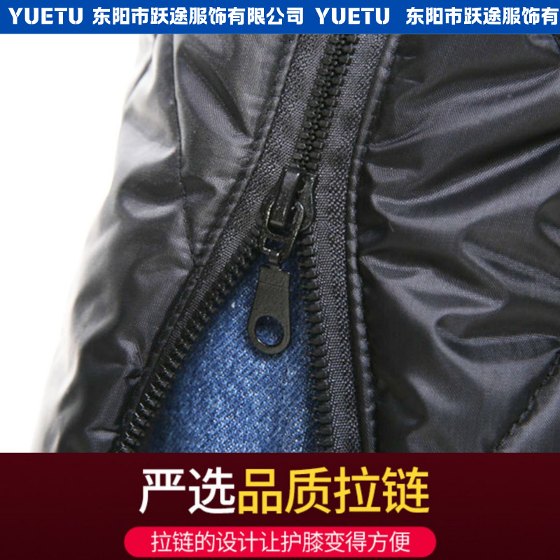 Bicicleta eléctrica de invierno rodilla para ciclismo caliente a prueba de frío a prueba de viento y veludo anticuerpo de piernas frías para motocicleta con cremallera a prueba de agua gruesa