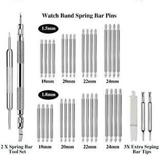 Clock tool 37pc strap disassembly and adjustment tool 37 piece set change strap tool accessories 37 in 1 tool