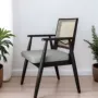 北欧办公实木休闲餐桌椅