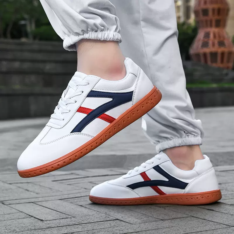 陈家沟新款陈氏太极鞋牛筋底武术练功鞋软底功夫鞋防滑透气运动鞋