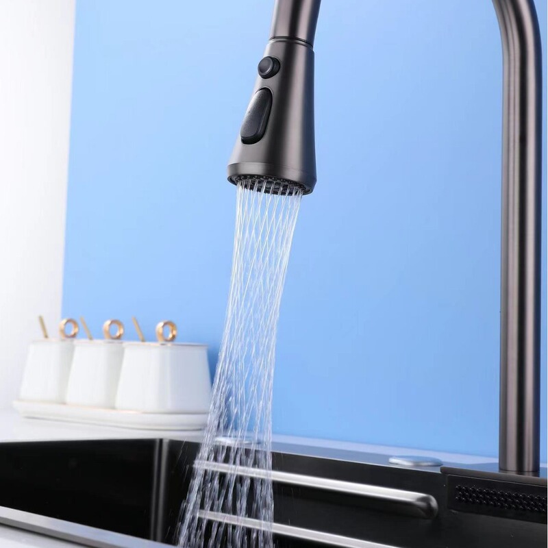 Cross-border Internet Celebrant Household Multifunctional Combination suit 304 Stainless Steel Faucet Kitchen Thickened Advanced Bathroom