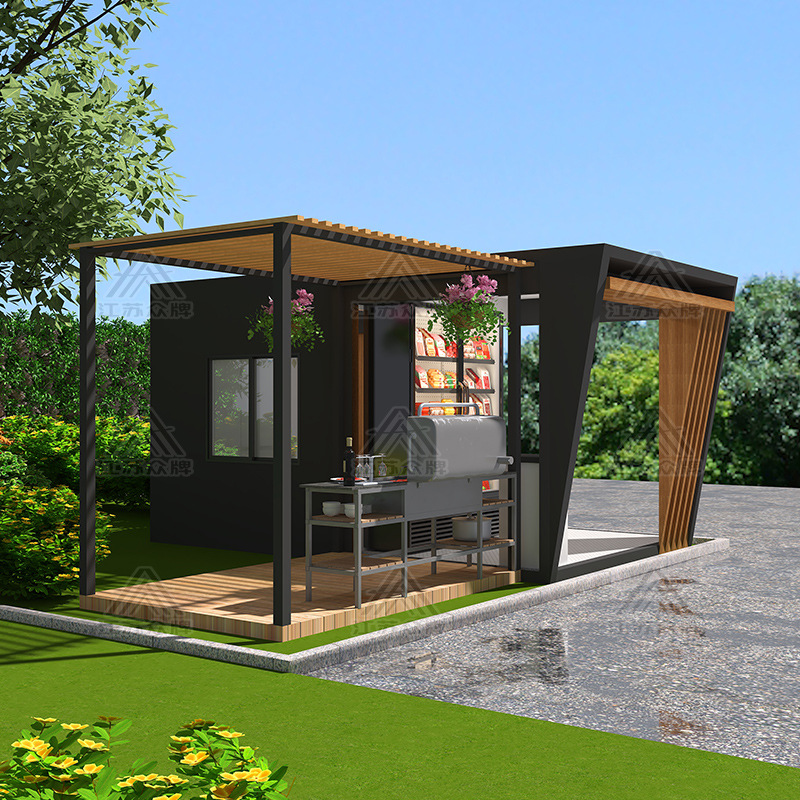 Estación de servicio de contenedores Tienda de contenedores Quiosco Comunidad Ciudad Calle comercial Supermercado Casa móvil