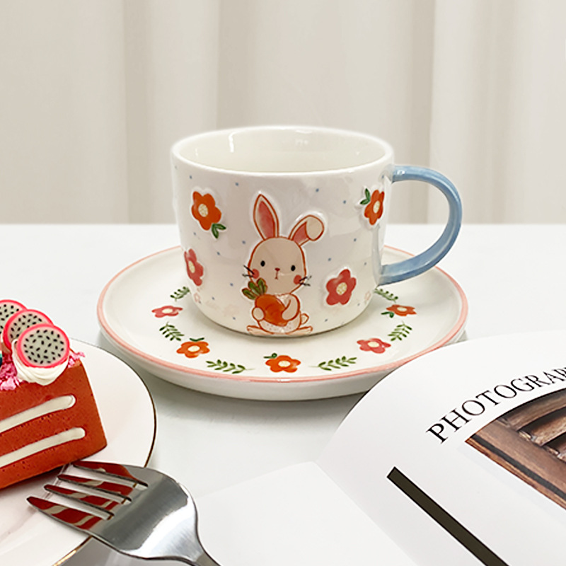Korean cute coffee rabbit
