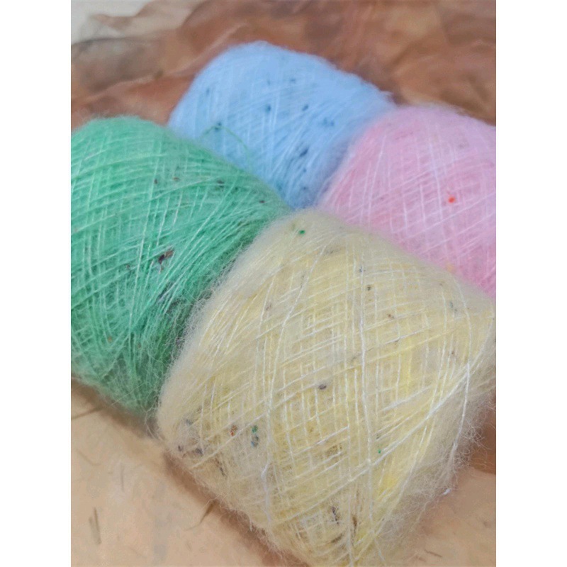 彩点羊驼毛毛线手编围巾毛衣diy玩偶娃衣编织毛衣钩织线批发