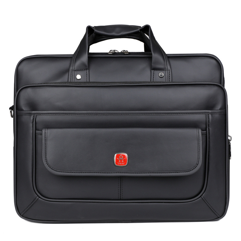 Maletín de negocios Bolso para computadora portátil de 15,6 pulgadas para hombres Cartera de negocios de documentos de gran capacidad Kit